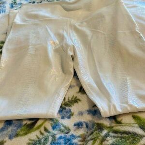 Steve Madden Iridescent White Fabric